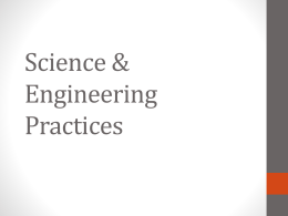 Science and Engineering Practices Presentation