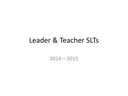 Leader SLTs