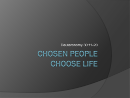 Chosen People Choose Life