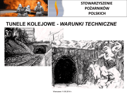 warunki techniczne - Stowarzyszenie Pożarników Polskich