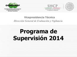 programa de supervisión 2014 condusef