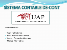 SISTEMA CONTABLE DS CONT