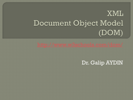 5. XML DOM