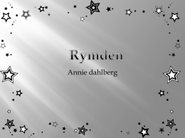 Rymden - Bloggen