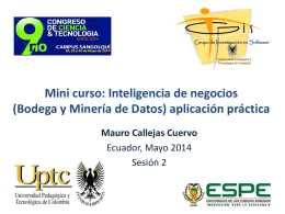 Minicurso IN-ESPE 2014 – Sesion 2