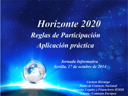 Ponencia de Carmen Hormigo.