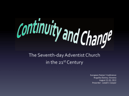 Continuity and Change - Trans-European Division of the Seventh
