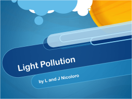 Light Pollution Presentation