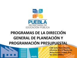 Diapositiva 1 - Puebla Participa