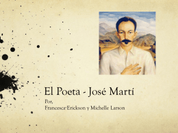 “Dos patrias” José Martí