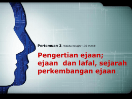 Pertemuan 3