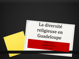La diversité religieuse en Guadeloupe - Diversite-religieuse