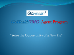 GoHealthVMO - Health Agent Services