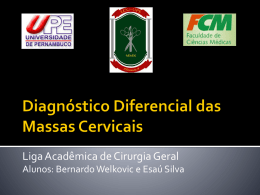 Diagnóstico Diferencial das Massas Cervicais (3,1