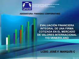 generalidades - uneg 2014-ii auditoria ii finanzas internacionales