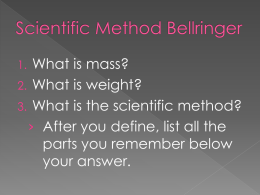Scientific Method and Variables.ppt