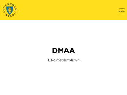 DMAA - Effekter