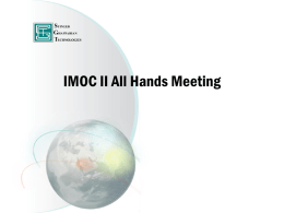 to find the briefing package - IMOC II
