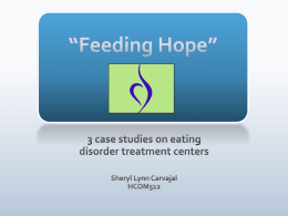 3 Case Studies on Eating Disorder Treatment Centers