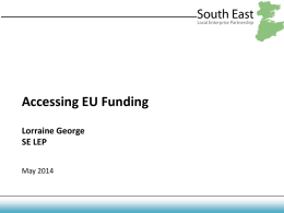 Heading here - European Funding Network
