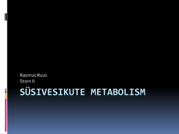 Süsivesikute metabolism