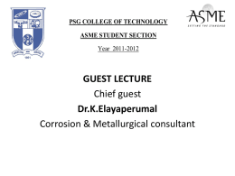 Chief Guest: Dr.Elayaperumal
