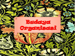 Perilaku Organisasi Pertemuan 9