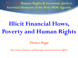 Illicit Financial Flows, Poverty, and Human Rights