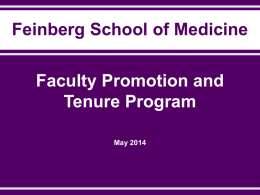 View slides - Feinberg School of Medicine