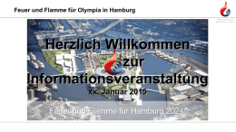 Feuer und Flamme für Olympia in Hamburg