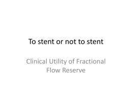To stent or not to stent