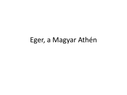 Eger, a Magyar Athén