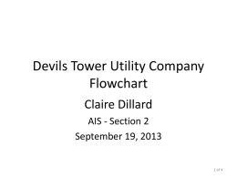 Flowchart - Claire C. Dillard