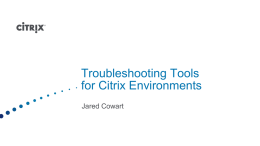 Citrix-Troubleshooting