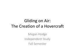 Hovercraft Presentation