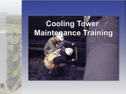 Midwest Cooling Towers Maintenance Training presentation
