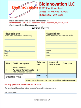 click here to ORDER FORM.