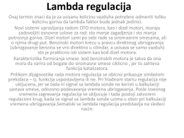 Krug lambda regulacije