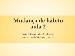 Homeostase - Prof. Elisson de Andrade