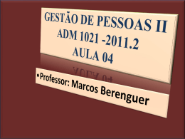 emprego e empregabilidade - Professor Marcos Berenguer