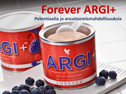 Præsentation af ARGI+