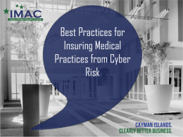 Best Practices for Insuring Medical Practices from Cyber Risk