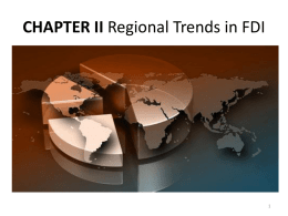 CHAPTER II Regional Trends in FDI