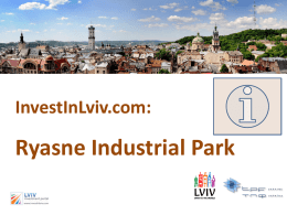 Ryasne Industrial Park Presentation