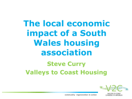 The local economic impact of South Wales housing