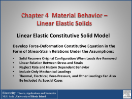 MCE 571 Theory of Elasticity