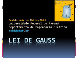 Lei de Gauss - Universidade Federal do Paraná