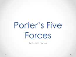 Porter*s Five Forces