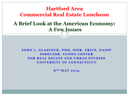 CRE Capital Markets Update by John Glascock