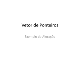 Vetor de Ponteiros - PUC-Rio
